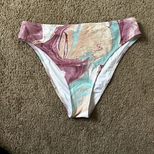 Colorful Marble Bikini Bottom